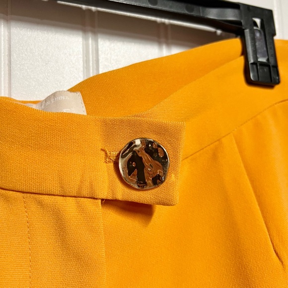 Keepsake Follower Pant Trouser Crepe Size Large L Mustard Yellow - Picture 7 of 9